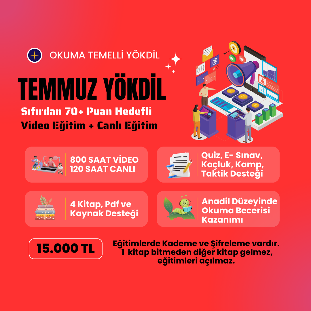 Temmuz Yökdil 0-40 Puandan